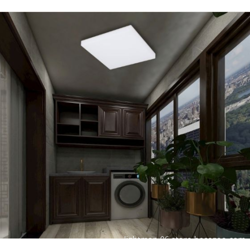 18W Frameless LED Panel Light 120x120mm Square Design
